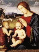 FRANCIA, Francesco Madonna and Child with the Infant St John the Baptist dsh China oil painting reproduction